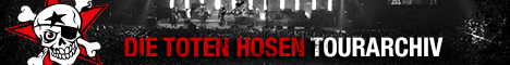 Die Toten Hosen Tourarchiv Banner