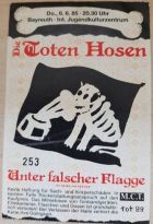 06.06 1985 Bayreuth - Ticket - Vorderseite