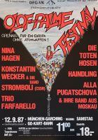 12.09.1987 - München - Olof Palme Festival - Poster