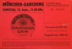 12.09.1987 - München - Olof Palme Festival - Ticket