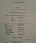 1988 - A Clockwork Orange - Programmzettel