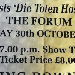 1994 10 30 London Forum Ticket 1776971539 424