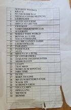 12.05.1996 Würzburg - Setlist