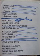 09.02.2002 Düsseldorf - Geplante Setlist Seite 2
