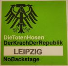 13.11.2012 Leipzig - Pass - No Backstage
