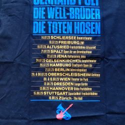 Tourshirt - Rückseite