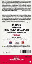 09.07.2026 München - Ticket - back