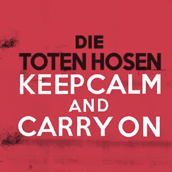 Keep calm and carry on Tourposter